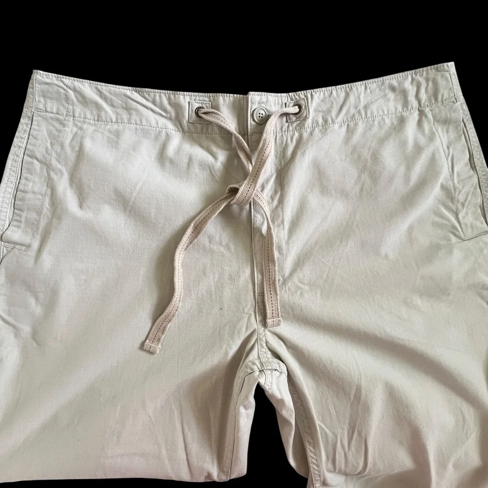 Gap Ripstop Cargo Pants NWT Drawstring Khaki Tan Mens XXL Outdoor Lightweight